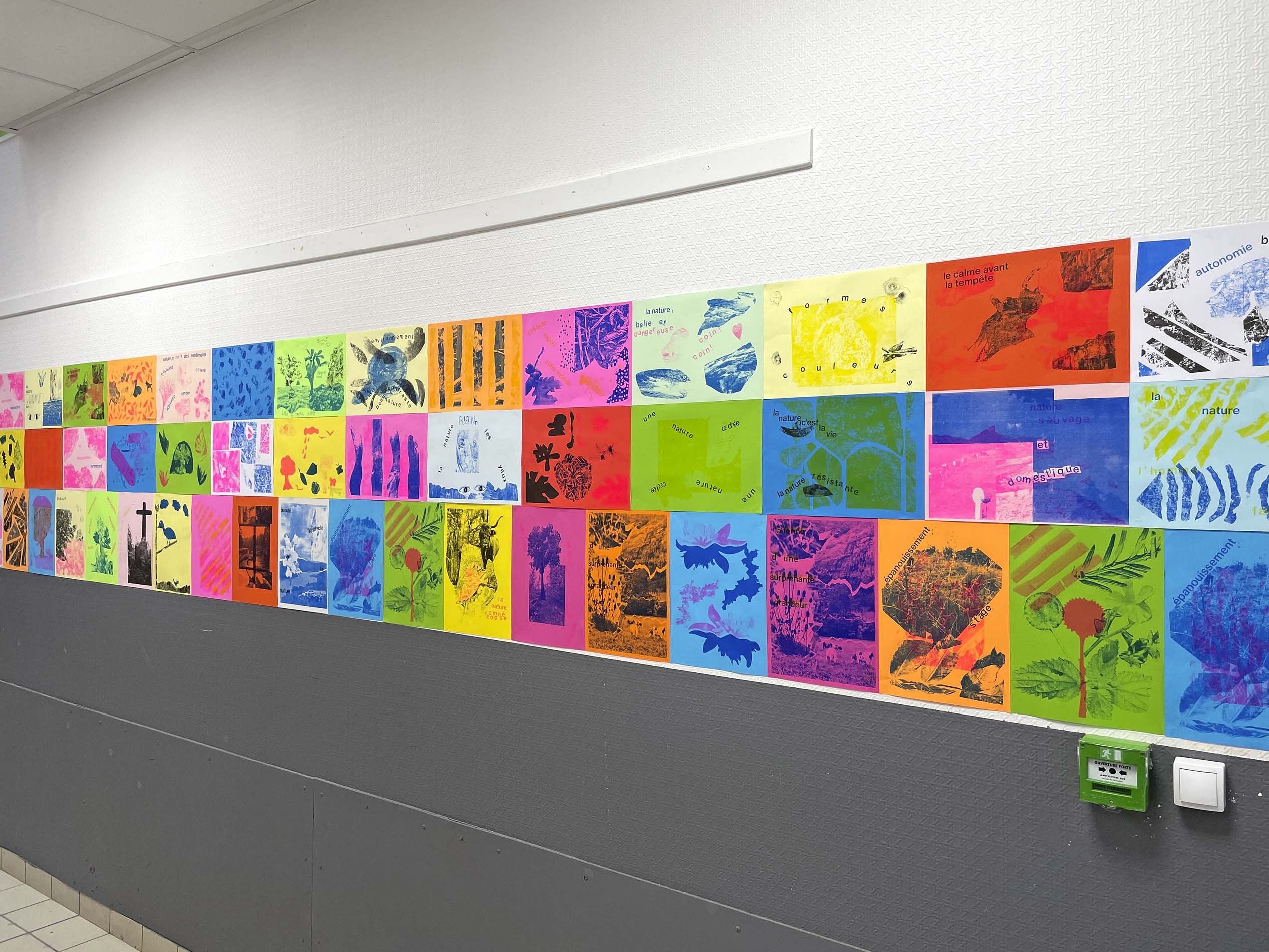 Atelier Cut/Paste/Print au Lycée Agrotechnologique d’Annonay