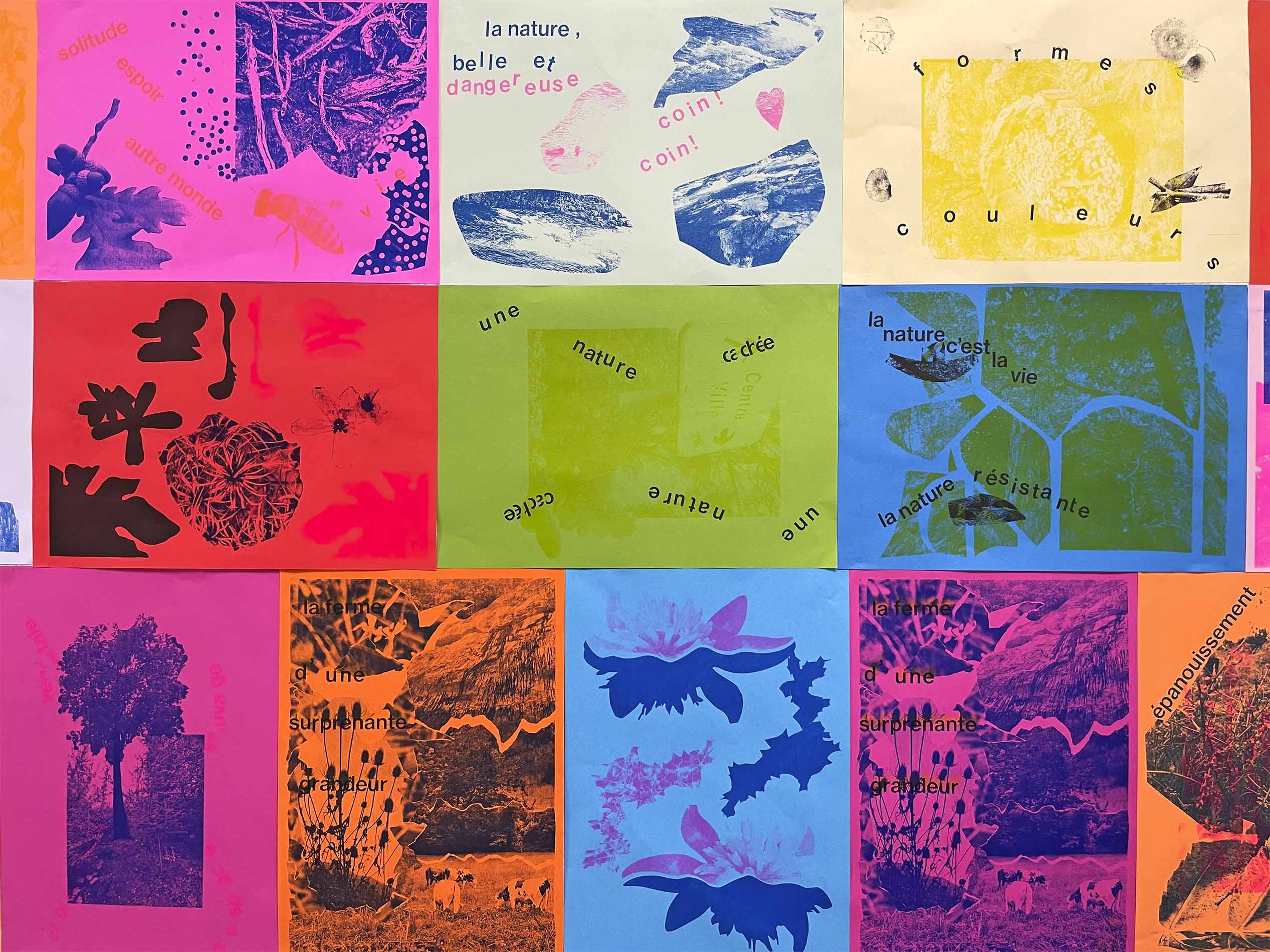 Atelier Cut/Paste/Print au Lycée Agrotechnologique d’Annonay